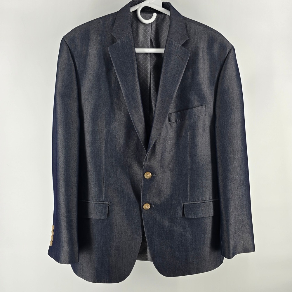 Lauren Ralph Lauren 3-Piece Suit Men 42S Navy Blue Blazer Vest Trousers Set